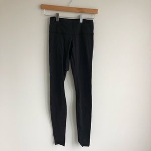 Lululemon Black Wunder Under Full-On Luon Size 2